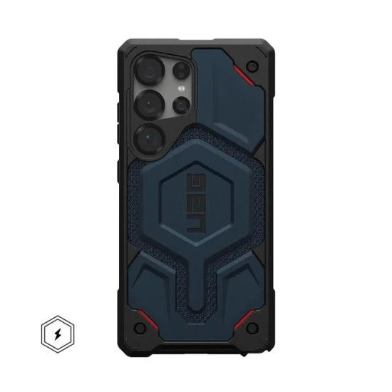 Cover Samsung S25 Ultra Kevlar Monarch Pro Case Uag - Blue